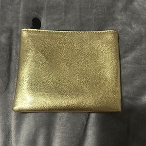 gold/black mini bag